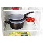 BerlingerHaus Kastról s mramorovým povrchom Shiny Black Collection 2 pokrievky, 24 cm