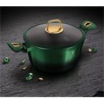BerlingerHaus Kastrol s poklicí a titanovým povrchem Emerald Collection, 28 cm