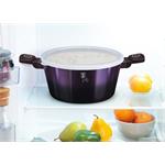 BerlingerHaus Kastrol s poklicí s titanovým povrchem Purple Eclipse Collection, 24 cm
