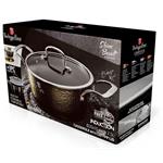 BerlingerHaus Kastról s vekom s titánovým povrchom Shine Basalt Collection, 20 cm