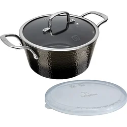 BerlingerHaus Kastról s vekom s titánovým povrchom Shine Basalt Collection, 20 cm