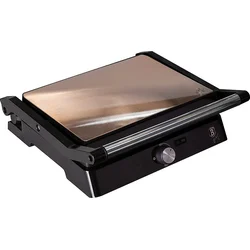 BerlingerHaus Kontaktný gril s nepriľnavým povrchom Rosegold Metallic Line, 2000W