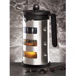 BerlingerHaus Konvice na čaj a kávu French Press Black Silver Collection, 0,6 l