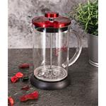 BerlingerHaus Konvice na čaj a kávu French Press Burgundy Metallic Line, 0,8 l