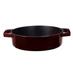BerlingerHaus Litinový pekáč s poklicí se smaltovaným povrchem poklicí Burgundy Line, 26 cm