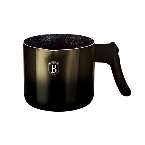 BerlingerHaus Mliečny varič s mramorovým povrchom Shiny Black Collection, 1,2 l