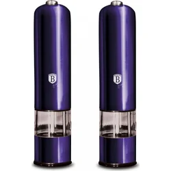 BerlingerHaus Mlýnek na pepř a sůl elektrický Purple Metallic Line, 2 ks