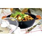 BerlingerHaus Okrúhly pekáč s mramorovým povrchom a vekom Granite Diamond Line, 28 cm