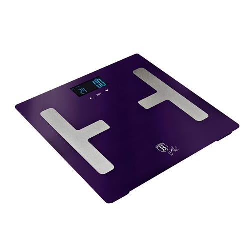 BerlingerHaus Osobní váha Smart s tělesnou analýzou 150 kg Purple Metallic Line
