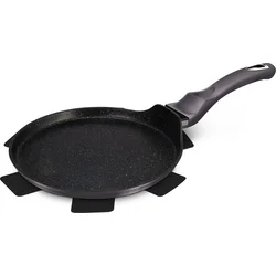 BerlingerHaus Pánev na palačinky s mramorovým povrchem Carbon PRO Line, 25 cm