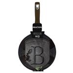 BerlingerHaus Pánev na palačinky s mramorovým povrchem Shiny Black Collection, 25 cm