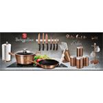 BerlingerHaus Pánev s mramorovým povrchem Rosegold Metallic Line, 24 cm