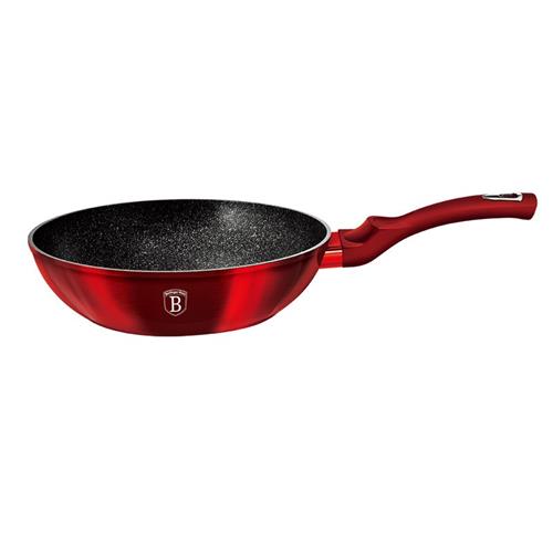 BerlingerHaus Pánev WOK Burgundy Metallic Line, 30 cm