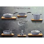 BERLINGERHAUS Panvica s mramorovým povrchom 28 cm Gray Stone Touch Line BH-1148