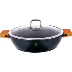BerlingerHaus Pekáč kulatý a poklicí Granit Diamond Line, 28 cm