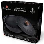 BerlingerHaus Pekáč litinový s poklicí Black Rose Collection, 26 cm