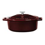 BerlingerHaus Pekáč s poklicí litinový 32 x 23 cm Burgundy Line