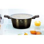 BerlingerHaus Primal Gloss Collection titánový kastról s 2 pokrievkami, 20 cm