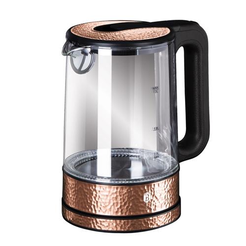 BerlingerHaus Ružová rýchlovarná kanvica Rosegold Metallic Line BlackSmith, 1,7 l