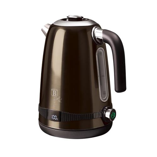 BerlingerHaus Rýchlovarná kanvica s reguláciou teploty Shiny Black Collection, 1,7 l