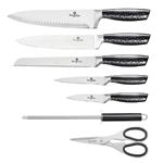 BerlingerHaus Sada nožov v stojane 8 ks Carbon PRO Line Blacksmith