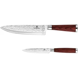 BerlingerHaus Sada nožov z nehrdzavejúcej ocele 2 ks Ebony Line Rosewood