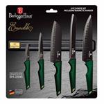 BerlingerHaus Sada nožů 6 ks Emerald Collection s magnetickým držákem