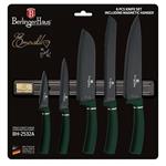 BerlingerHaus Sada nožů s magnetickým držákem 6 ks Emerald Collection