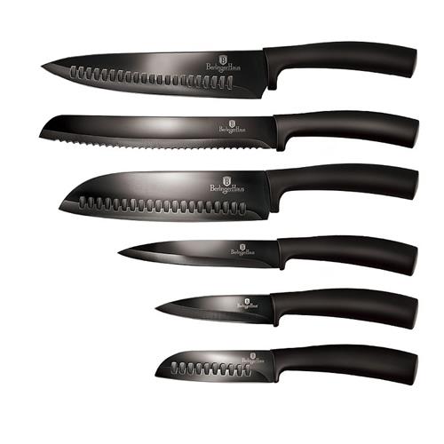 BerlingerHaus Sada nožů s nepřilnavým povrchem Black Collection, 6 ks