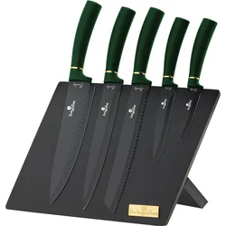 BerlingerHaus Sada nožů v magnetickém stojanu Emerald Collection, 6 ks