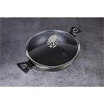BerlingerHaus Wok pánev s poklicí 30 cm Shiny Black Edition
