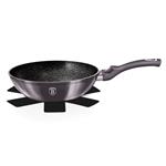 BerlingerHaus WOK panvica s mramorovým povrchom Carbon PRO Line, 28 cm