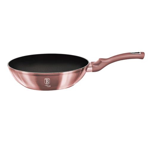 BerlingerHaus WOK panvica s titánovým povrchom I-Rose Edition, 28 cm