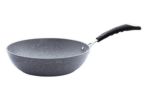 BerlingerHaus WOK s mramorovým povrchem Gray Stone Touch Line, 28 cm