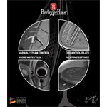 BerlingerHaus Žehlička napařovací Black Rose Collection, 2200 W