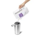 Bezdotykový dávkovač mydla Simplehuman, 266 ml, brúsená nehrdzavejúca oceľ, dobíjací