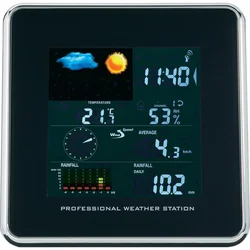 Bezdrátová barevná meteostanice Profi, 100 m