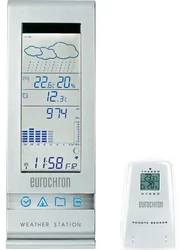 Bezdrátová meteostanice Eurochron EFWS 600, WSA903+THX301, 75 m