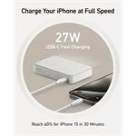 Bezdrátová powerbanka Anker MagGo 10000mAh, 27W bílá