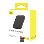 Bezdrátová powerbanka Baseus Magnetic Mini Air 6000mAh, 20W černá