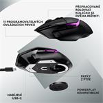 Bezdrôtová herná myš Logitech G502 X PLUS RGB, čierna