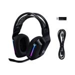 Bezdrôtová herná náhlavná súprava Logitech G733 LIGHTSPEED RGB - ČIERNA