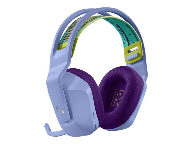 Bezdrôtová herná náhlavná súprava Logitech G733 LIGHTSPEED RGB - LILAC