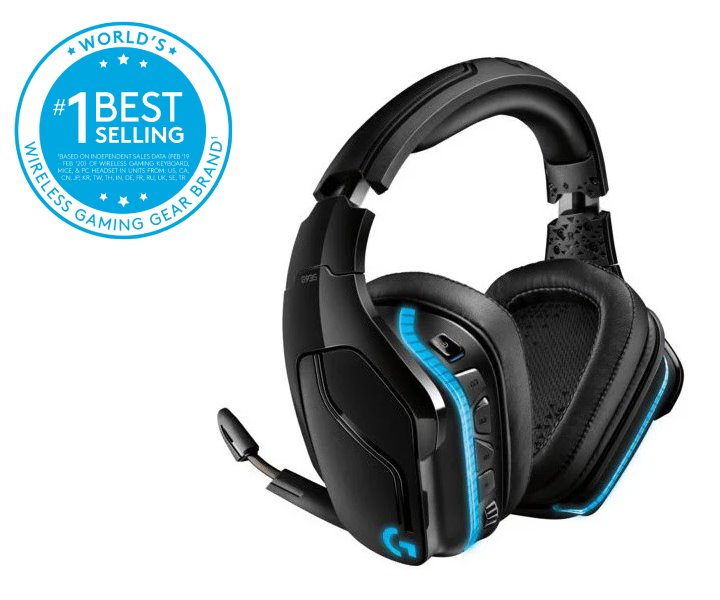 Bezdrôtová herná náhlavná súprava Logitech G935