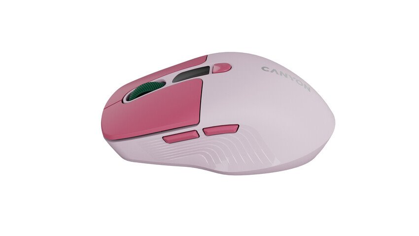 Bezdrôtová myš CANYON MW-26 LCD Silent pink