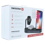 Bezdrôtová nabíjačka Swissten 4 v 1, MagSafe