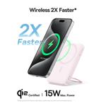 Bezdrôtová powerbanka Baseus PicoGo Qi2 5000mAh, 20W ružová