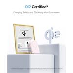 Bezdrôtová powerbanka Baseus PicoGo Qi2 5000mAh, 20W ružová
