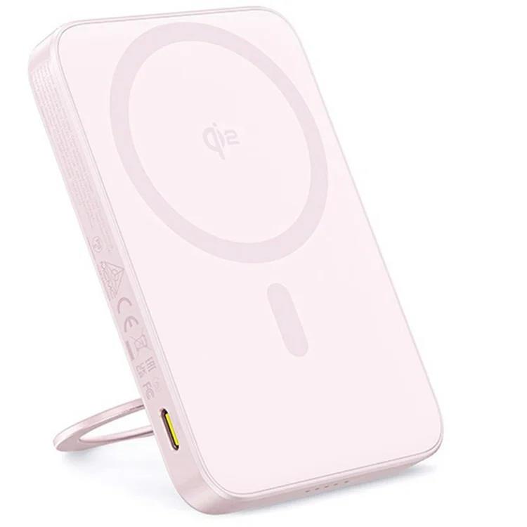 Bezdrôtová powerbanka Baseus PicoGo Qi2 5000mAh, 20W ružová