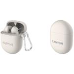 Bezdrôtové slúchadlá CANYON TWS6BE Bluetooth s mikrofónom, béžové
